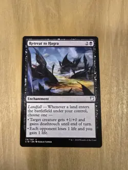 Retreat to Hagra - #116/307 (NM) Commander 2018 C18 Magic MTG - Regular - Image 1