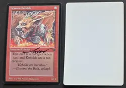 SIGNED MtG Magic Anson Maddocks Artist Proof _ Legends _ CRIMSON KOBOLDS _ VHTF! - Image 1