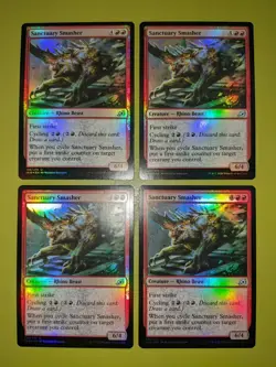 FOIL Sanctuary Smasher x4 Ikoria: Lair of Behemoths 4x Magic the Gathering MTG - Image 1