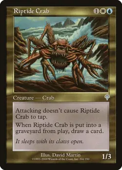 Riptide Crab - Foil Invasion MP MTG - Image 1