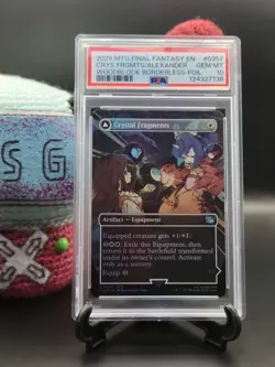 Crystal Fragments | Summon: Alexander Borderless Foil #357 Final Fantasy PSA 10 - Image 1