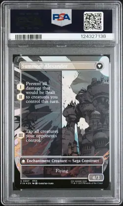 Crystal Fragments | Summon: Alexander Borderless Foil #357 Final Fantasy PSA 10 - Image 4