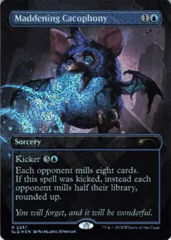 MTG Maddening Cacophony (Confetti Foil) (2337) | NM Foil | Secret Lair {SLD} - Image 2