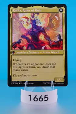 MTG Kefka, Court Mage Final Fantasy Regular #231 - Image 2