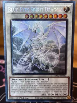 Yu-Gi-Oh Blue-Eyes Spirit Dragon - RA02-EN030 - Collector's Rare 1st Edition NM - Image 1