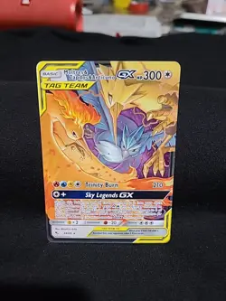 Moltres & Zapdos & Articuno GX - 44/68 - Pokemon Hidden Fates Sun Moon Card NM - Image 1