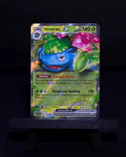 Venusaur ex 001/142 Stellar Crown DOUBLE RARE Holo Pokemon Card NM - Image 1