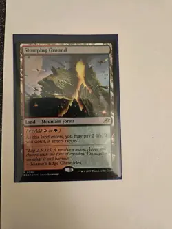 MTG EoE Edge of Eternities Stomping Ground Rare Land Card - Image 1