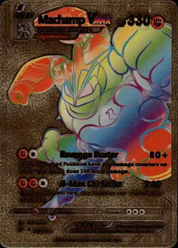 Machamp VMAX 194/189 Astral Radiance Rainbow Secret Rare Gold Card - Image 1