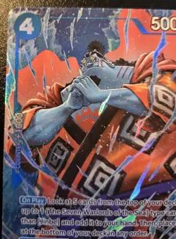 Jinbe (Alt. Art) PRB02-007 Foil Rare The Best Vol. 2 One Piece Card Game - Image 2