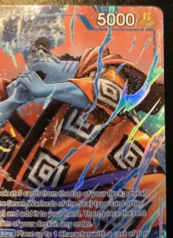 Jinbe (Alt. Art) PRB02-007 Foil Rare The Best Vol. 2 One Piece Card Game - Image 3