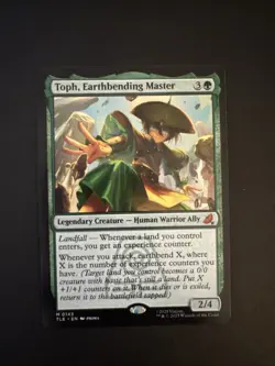 TOPH, EARTHBENDING MASTER Avatar: The Last Airbender Eternal Magic MTG MINT CARD - Image 1