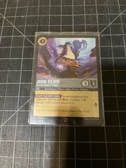 Disney Lorcana - John Silver - Greedy Treasure Seeker - Promo Cards - Cold Foil! - Image 1