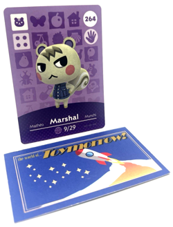 Animal Crossing Nintendo Amiibo - MARSHAL #264 - Series 3 Authentic Card - Image 1