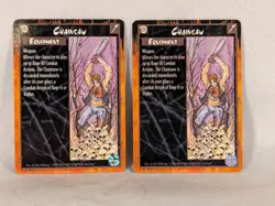Werewolf Rage CCG Wyrm Expansion - (2) Chainsaw Equipment Card NM - Image 1