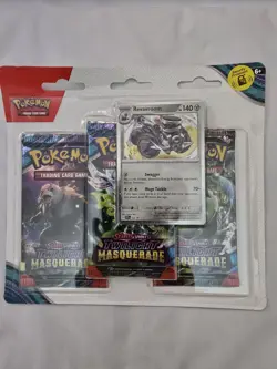 Pokemon TCG: Twilight Masquerade 3 Booster Packs & Revavroom Promo Card Sealed✅ - Image 1