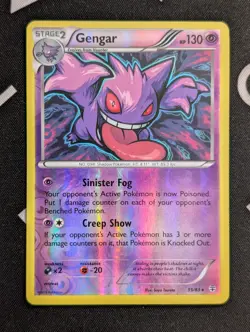 Gengar 35/83 Generations Set 20th Anniversary Pokemon Card Reverse Holo Rare Vlp - Image 1