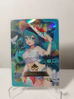 Hatsune Miku SR Goddess Story Waifu Anime Trading Card - Image 1