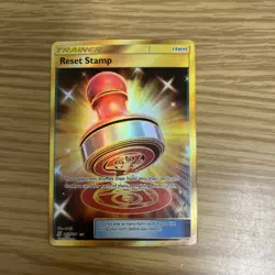 Reset Stamp - 253/236 - Pokemon Unified Minds Sun & Moon Secret Rare Card NM/M w - Image 1
