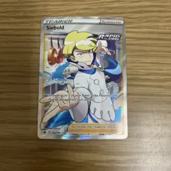 Siebold - 198/198 Pokemon Chilling Reign Sword & Shield Full Art Rare Card NM/M* - Image 1