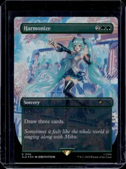 FOIL Harmonize - Hatsune Miku SL - Magic: The Gathering - MTG - Image 1
