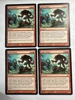 Alpha Brawl X4 Dark Ascension Ex/NM Condition See Pics Front Back - Image 1
