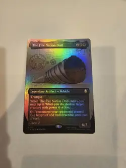 The Fire Nation Drill (Borderless Foil) Rare MTG Avatar - Image 1