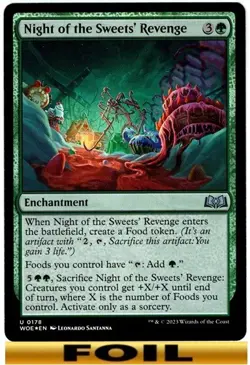 1x - Night of the Sweets' Revenge - FOIL #178 - Wilds of Eldraine - CUC NM MTG - Image 1