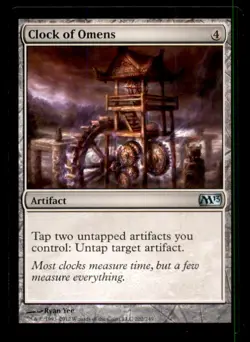 MTG Clock of Omens LP Light Play Magic 2013 [5165] - Image 1