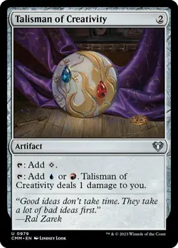 Hero Deal, English - 2 x MTG Talisman of Creativity Commander Masters - Image 1