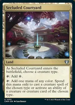Hero Deal, English - 2 x MTG Secluded Courtyard Commander Masters - Image 1