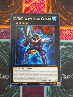 Yu-Gi-Oh! TCG D/D/D Wave King Caesar SDPD-EN043 Common 1st Edition Near Mint - Image 1
