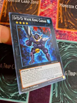 Yu-Gi-Oh! TCG D/D/D Wave King Caesar SDPD-EN043 Common 1st Edition Near Mint - Image 2