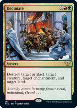 Near Mint, English - 1 x MTG Decimate Commander: Kamigawa: Neon Dynasty - Image 1
