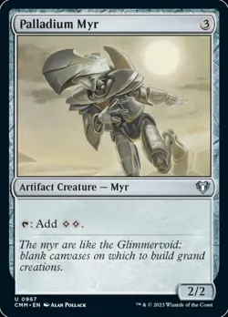 Hero Deal, English - 4 x MTG Palladium Myr Commander Masters - Image 1