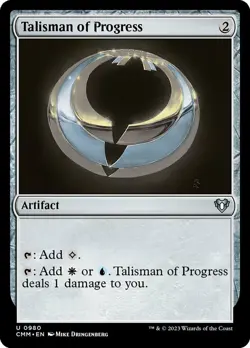 Hero Deal, English - 2 x MTG Talisman of Progress Commander Masters - Image 1