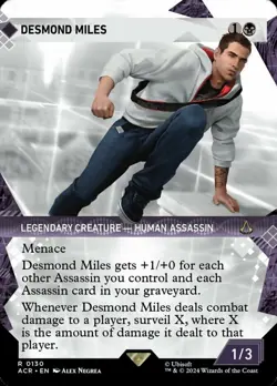 Near Mint, English - 1 x MTG Desmond Miles - Foil - Showcase Universes Beyond: A - Image 1