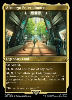 Near Mint, English - 1 x MTG Abstergo Entertainment - Foil Etched Universes Beyo - Image 1