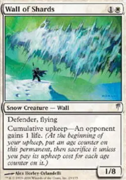 1x Wall of Shards Heavy Play MTG Magic - Kid Icarus - - Image 1