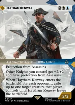 Near Mint, English - 1 x MTG Haytham Kenway - Foil - Showcase Universes Beyond: - Image 1