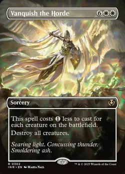 Near Mint, English - 1 x MTG Vanquish the Horde - Borderless Innistrad Remastere - Image 1