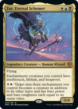 Near Mint, English - 1 x MTG Zur, Eternal Schemer - Foil Dominaria United - Image 1