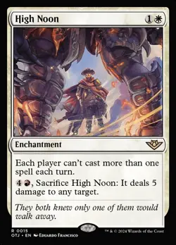 1x - High Noon - #15 - Outlaws of Thunder Junction - NM MTG - Image 1