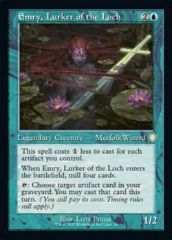 Near Mint, English - 1 x MTG Emry, Lurker of the Loch Commander: The Brothers' W - Image 1