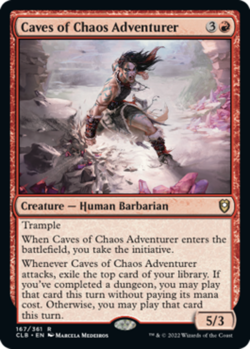 [1x] Caves of Chaos Adventurer Near Mint, English Commander Legends: Battle For - Image 1