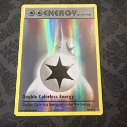 Pokemon Reverse Holo Double Colorless Energy XY - Evolutions 90/108 - Image 1