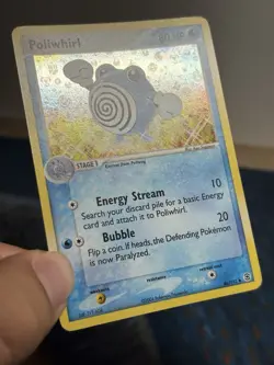 Poliwhirl 46/112 FireRed & LeafGreen Reverse Holo Foil Stamped Era Pokemon LP - Image 4
