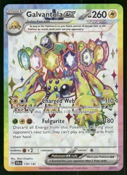 Galvantula ex - 159/142 Ultra Rare Holo NM Pokemon SV07: Stellar Crown - Image 1