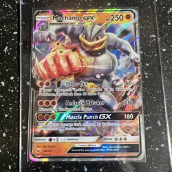Machamp GX - 64/147 - Pokemon Burning Shadows Sun & Moon Ultra Rare NM MINT A90 - Image 1