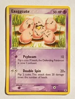 Pokemon - Exeggcute - FireRed LeafGreen 33/112 - Uncommon - LP - Image 1